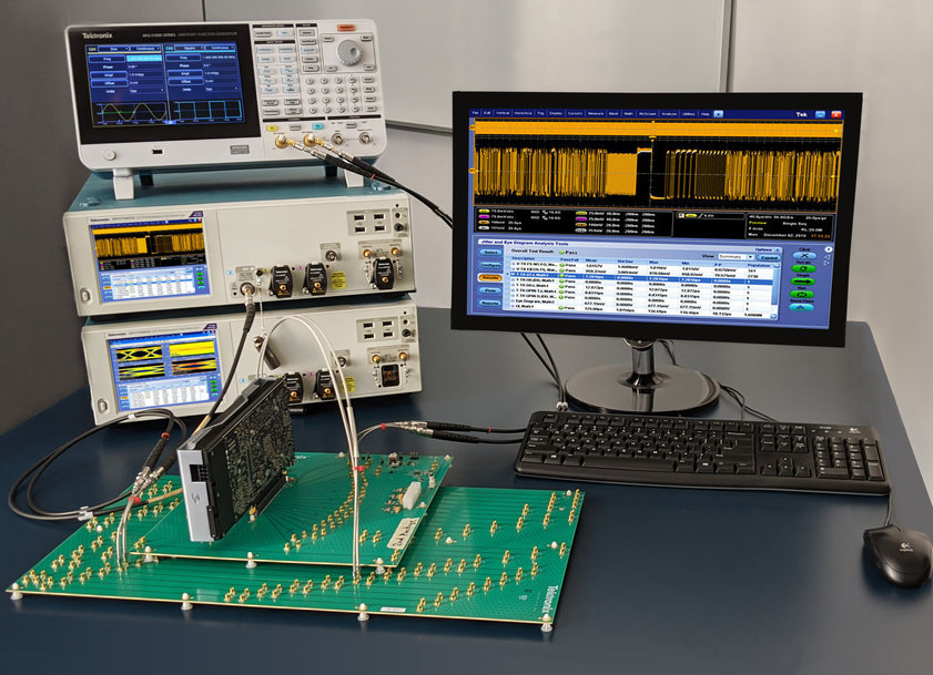 Tektronix annonce un transcepteur PCI EXPRESS® 5.0 et une solution d'horloge de reference